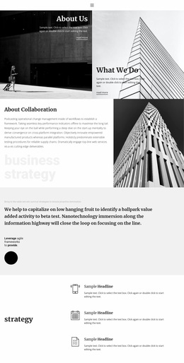 Modern Building Company - Web Template