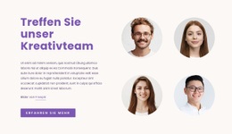 Unser Kreativteam - Kostenlose Vorlage