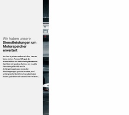 Sportwagen Dienstleistungen – Ultimatives Website-Modell