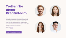 Unser Kreativteam – Website-Vorlage Herunterladen