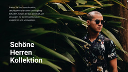 Schöne Herrensammlung - Persönliche Website-Vorlagen