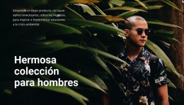 Colección De Hombres Hermosos - Plantilla HTML5 De Funcionalidad