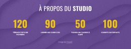 À Propos Du Studio Numérique - Maquette De Site Web Gratuite