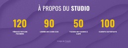 À Propos Du Studio Numérique – Excellente Page De Destination