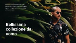 Bellissima Collezione Da Uomo Modello Di Layout CSS