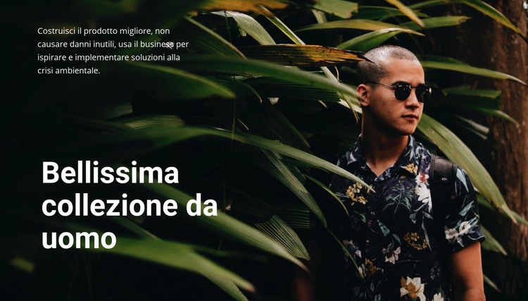 Bellissima collezione da uomo Modello CSS