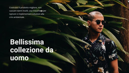 Bellissima Collezione Da Uomo - Modello Di Sviluppo Web