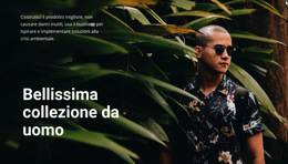 Bellissima Collezione Da Uomo - Modelli Di Siti Web Personali