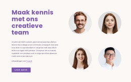 Een Exclusief Websiteontwerp Voor Ons Creatieve Team