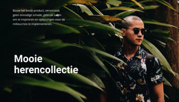Prachtige Herencollectie - Persoonlijke Websitesjablonen
