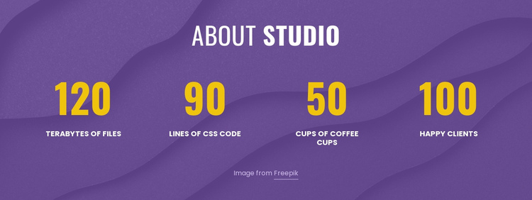 About digital studio One Page Template