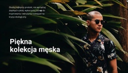 Piękna Kolekcja Męska - Piękny Projekt Strony Internetowej