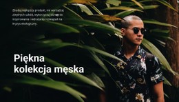 Piękna Kolekcja Męska Szablon Układu CSS
