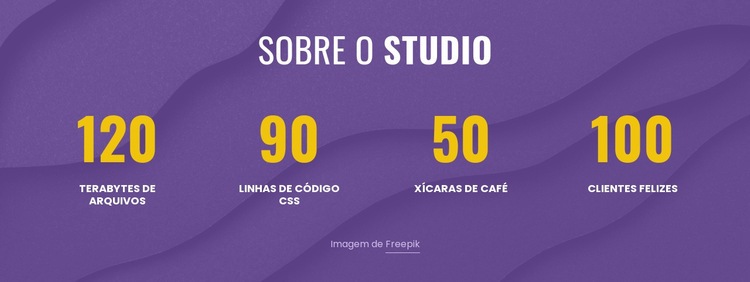 Sobre estúdio digital Landing Page