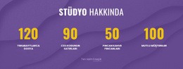 Dijital Stüdyo Hakkında - Ücretsiz Web Sitesi Maketi