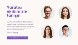 Yaratıcı Ekibimiz Için Özel Bir Web Sitesi Tasarımı