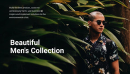 Multipurpose WordPress Theme For Beautiful Men'S Collection