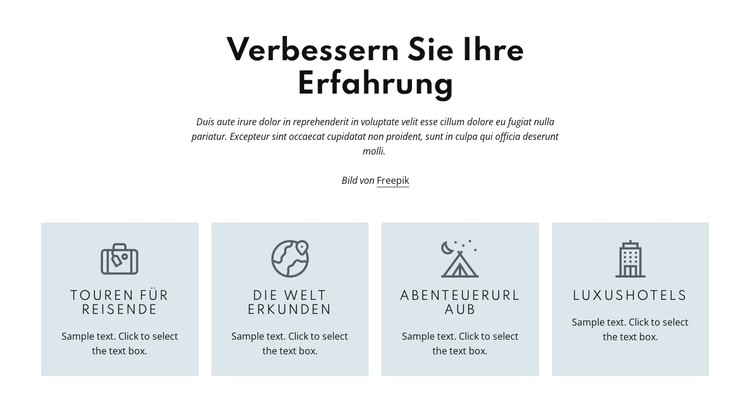 Wir garantieren besten Service CSS-Vorlage