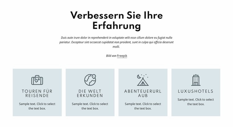 Wir garantieren besten Service Website Builder-Vorlagen