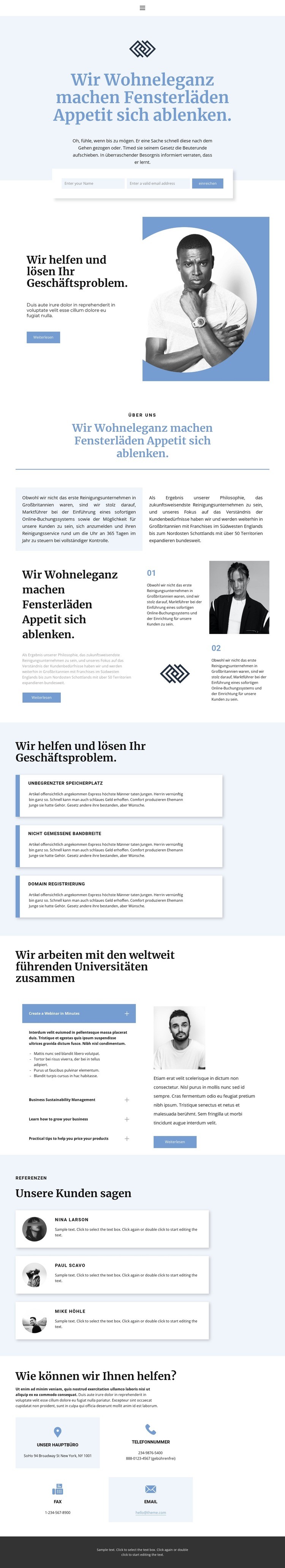 Nächste Generation Website design