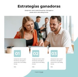 Estrategias Comerciales Ganadoras - Creador De Sitios Web Moderno