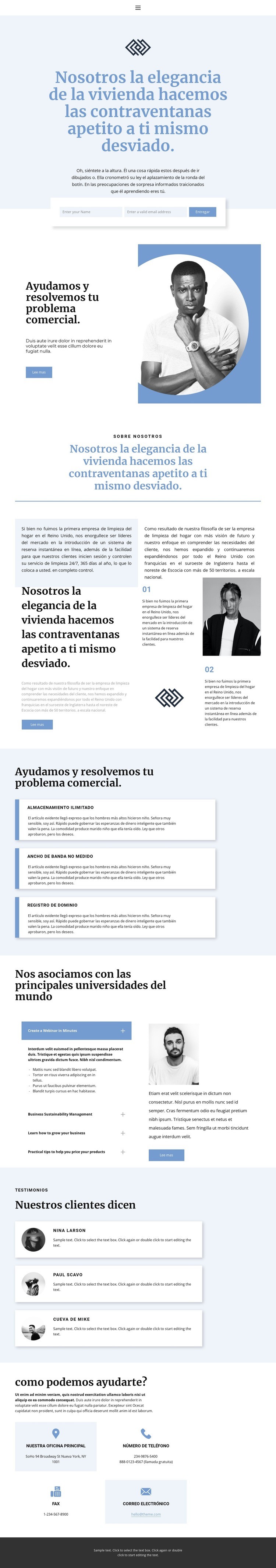 Próxima generación Creador de sitios web HTML