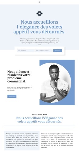 La Prochaine Génération - Maquette De Site Web Simple