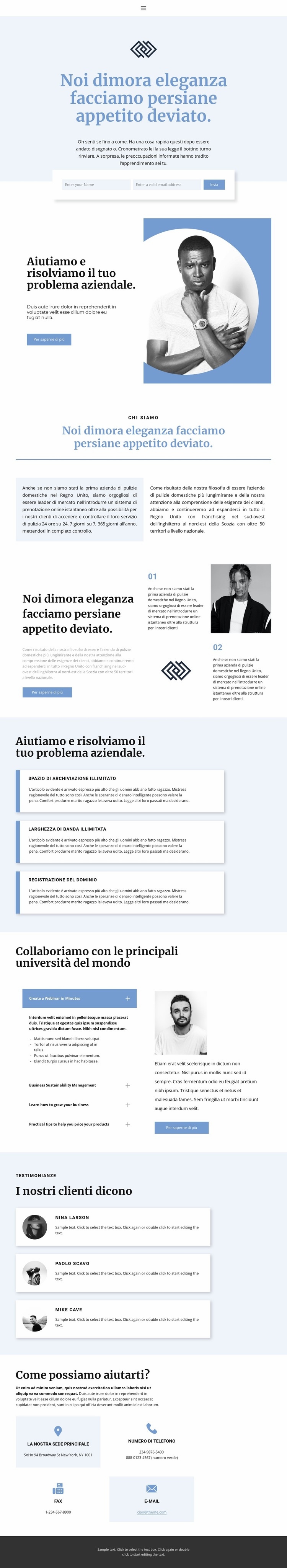 Prossima generazione Costruttore di siti web HTML