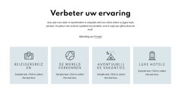 Gratis Online Sjabloon Voor Wij Garanderen De Beste Service!