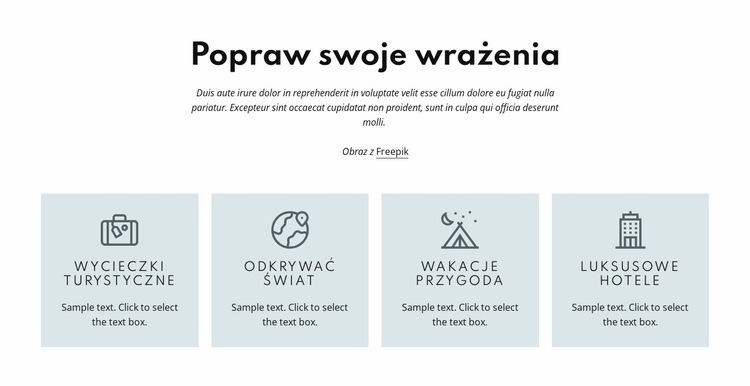 Gwarantujemy najlepszą obsługę Kreator witryn internetowych HTML