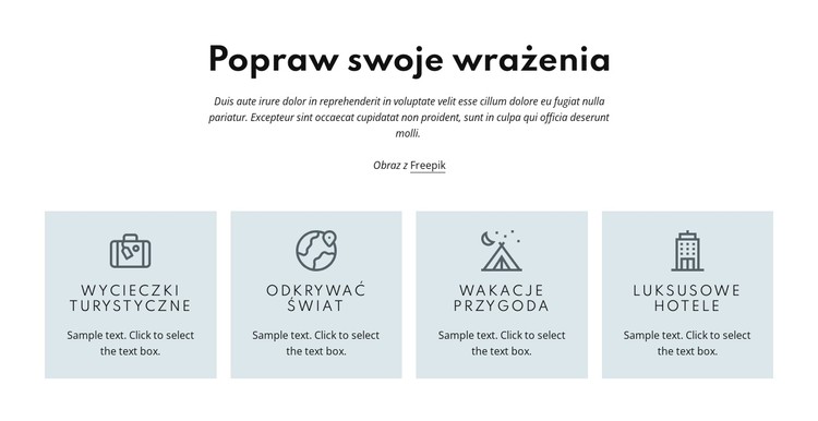 Gwarantujemy najlepszą obsługę Szablon CSS