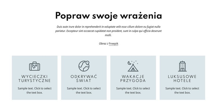 Gwarantujemy najlepszą obsługę Szablon