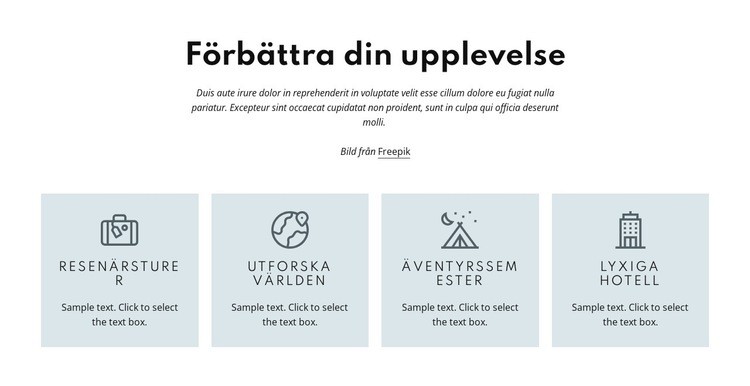 Vi garanterar bästa service CSS -mall