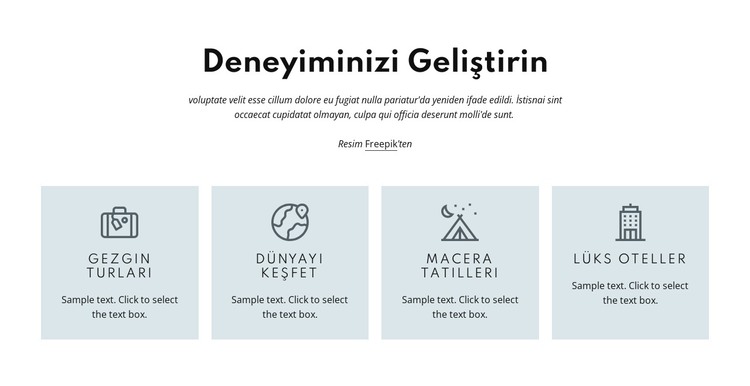 En iyi hizmeti garanti ediyoruz HTML Şablonu