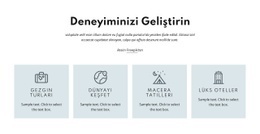 En Iyi Hizmeti Garanti Ediyoruz - Çok Amaçlı Web Tasarımı