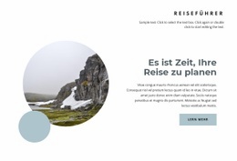 Website-Design Für Planen Sie Ihre Reise Nach Norwegen