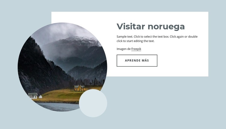 Nuestros viajes a Noruega Plantilla CSS