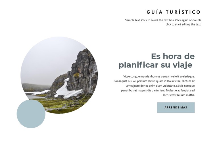 Planifica tu viaje a Noruega Plantilla CSS