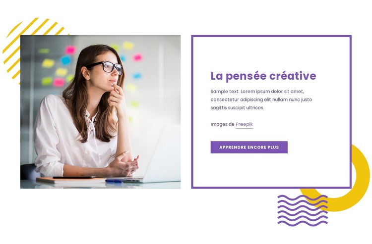 Apportez le design aux affaires Modèles de constructeur de sites Web