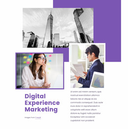 Digital Experience Marketing - HTML Website Maker
