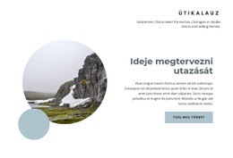 Tervezze Meg Utazását Norvégiába - Webhely HTML-Sablon Letöltéssel