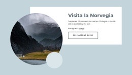 Modello Di Progettazione Gratuito Per I Nostri Viaggi In Norvegia