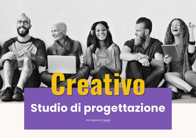 Soluzioni di design artistico Pagina di destinazione