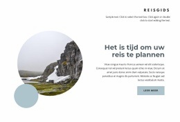 Plan Je Reis Naar Noorwegen - HTML5 Blanco Sjabloon