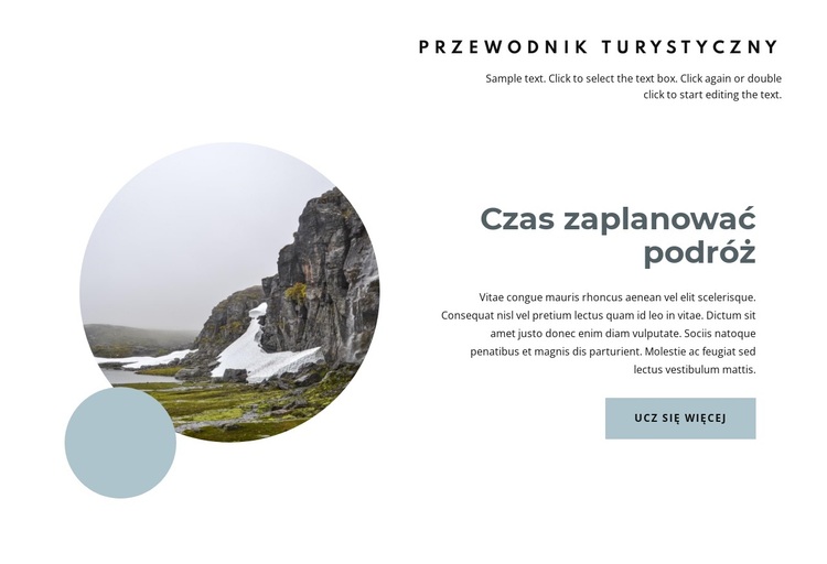 Zaplanuj podróż do Norwegii Motyw WordPress