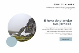 Designer De Site Para Planeje Sua Viagem Para A Noruega