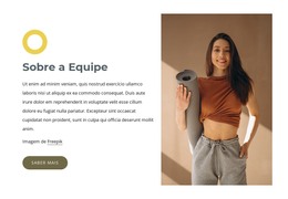 Professores De Ioga Talentosos - Modelo De Uma Página