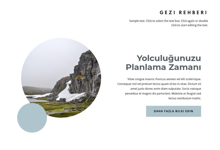 Norveç seyahatinizi planlayın CSS Şablonu