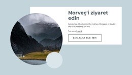 Norveç Gezilerimiz - Bir Sayfalık Şablon