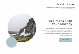 Plan Your Trip To Norway - Psd Website Mockup